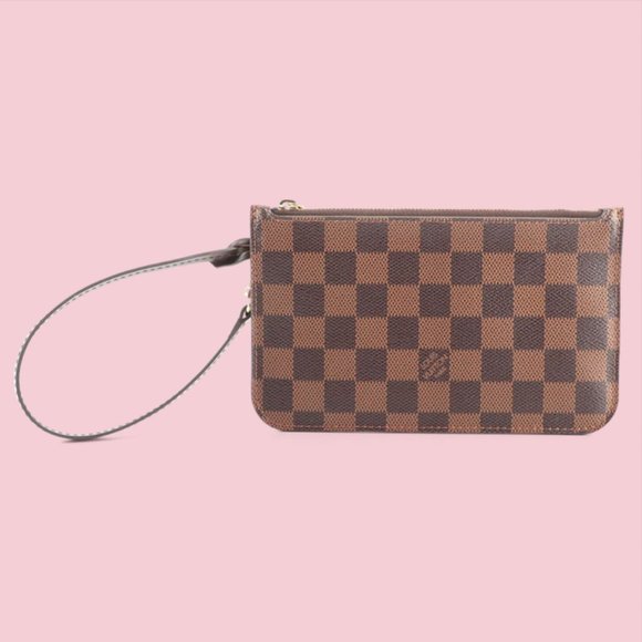Louis Vuitton Damier Ebene Neverfull Pochette PM - Picture 1 of 8